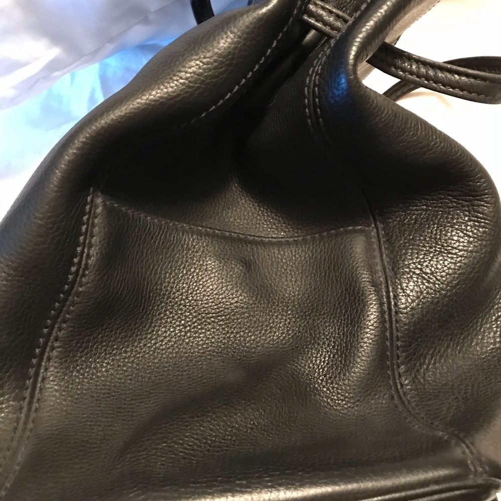 Coach leather backpack